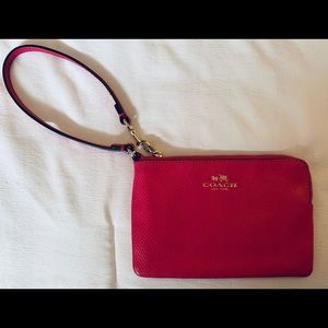 Hot Pink Coach Wristlet